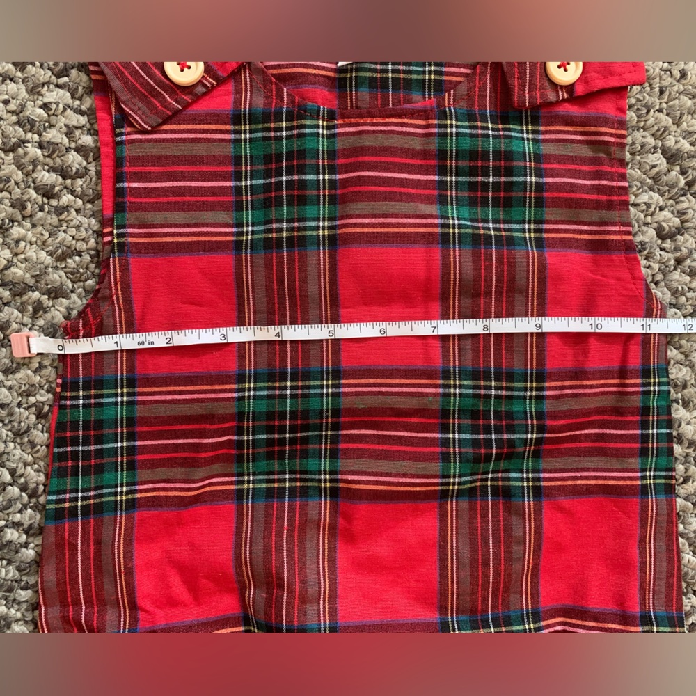 🚫SOLD🚫Toddler Christmas Plaid Longall - Picture 5 of 9